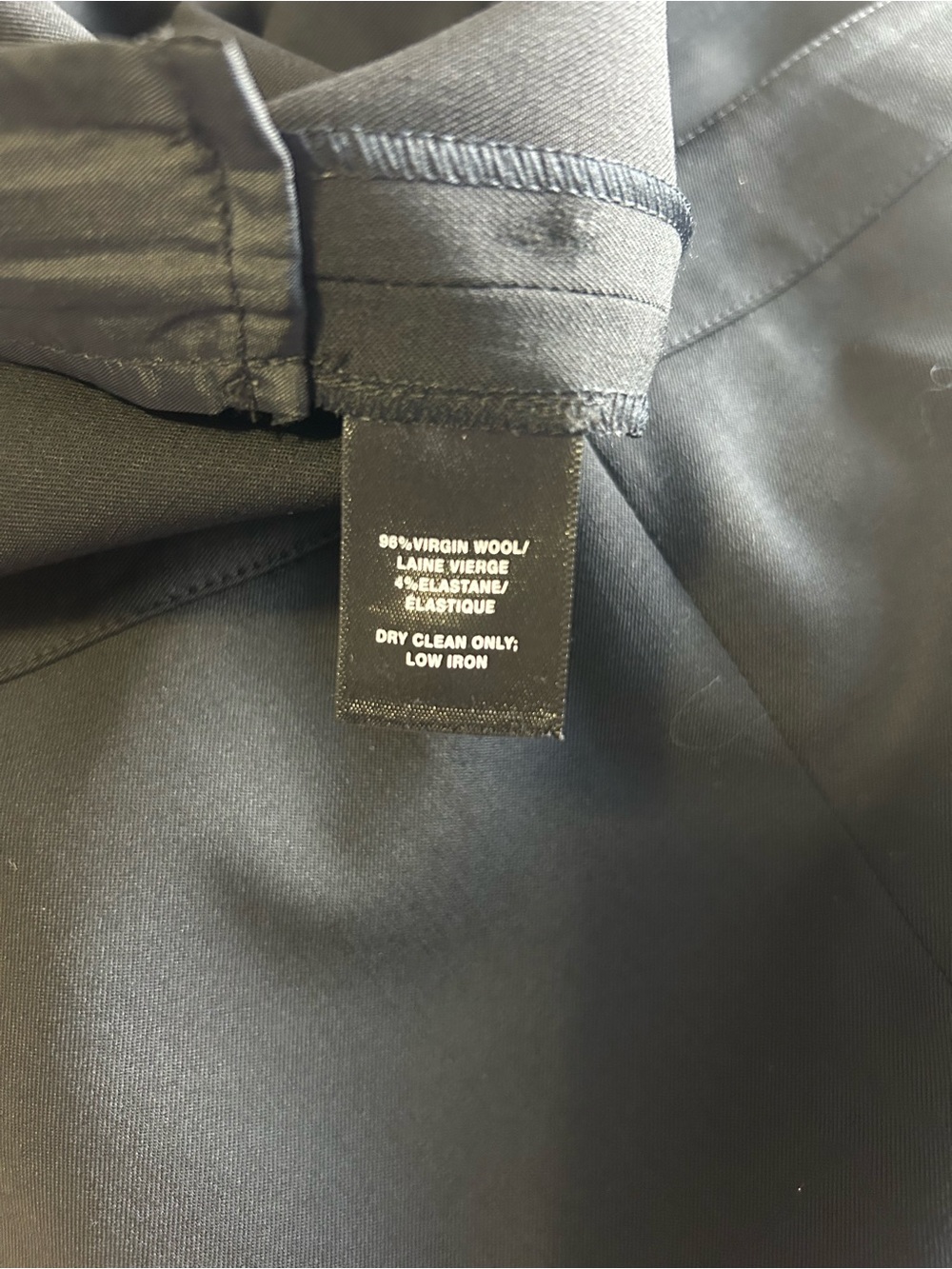 Lafayette 148 New York Bleeker Wool Black Trousers Sz 16 - Picture 9 of 13